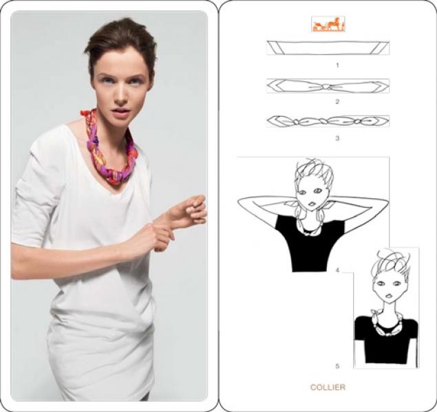 Как носить платок &ndash; 20 идей от HERMES