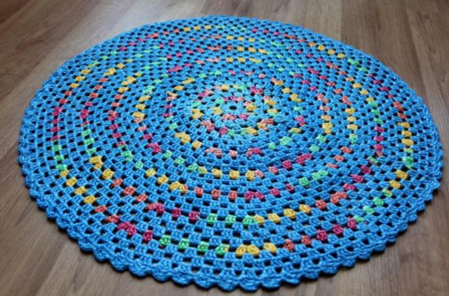 Коврик из тряпок крючком мастер класс Коврик из тряпок крючком мастер класс