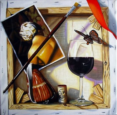Ingres en trompe-l'oeil 30x30x2 cm ©2008 - Jean-Pierre Walter