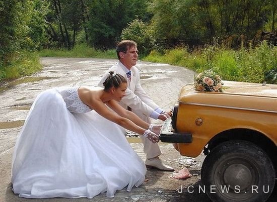 Самые необычные свадебные автомобили