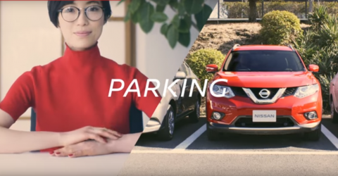 Nissan парковка по хлопку в ладоши ( видео)