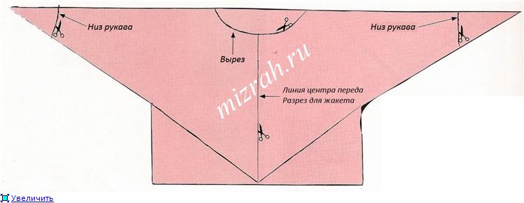 Из квадрата ткани сшить тунику 66