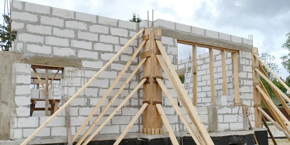 Строительство дома из газобетона