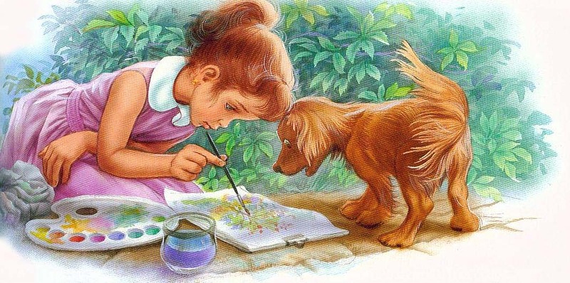 Детские иллюстрации Марселя Марльера.