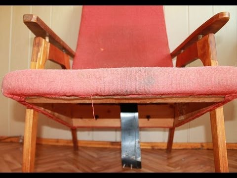 Как обшить кресла видео Как обшить кресла видео