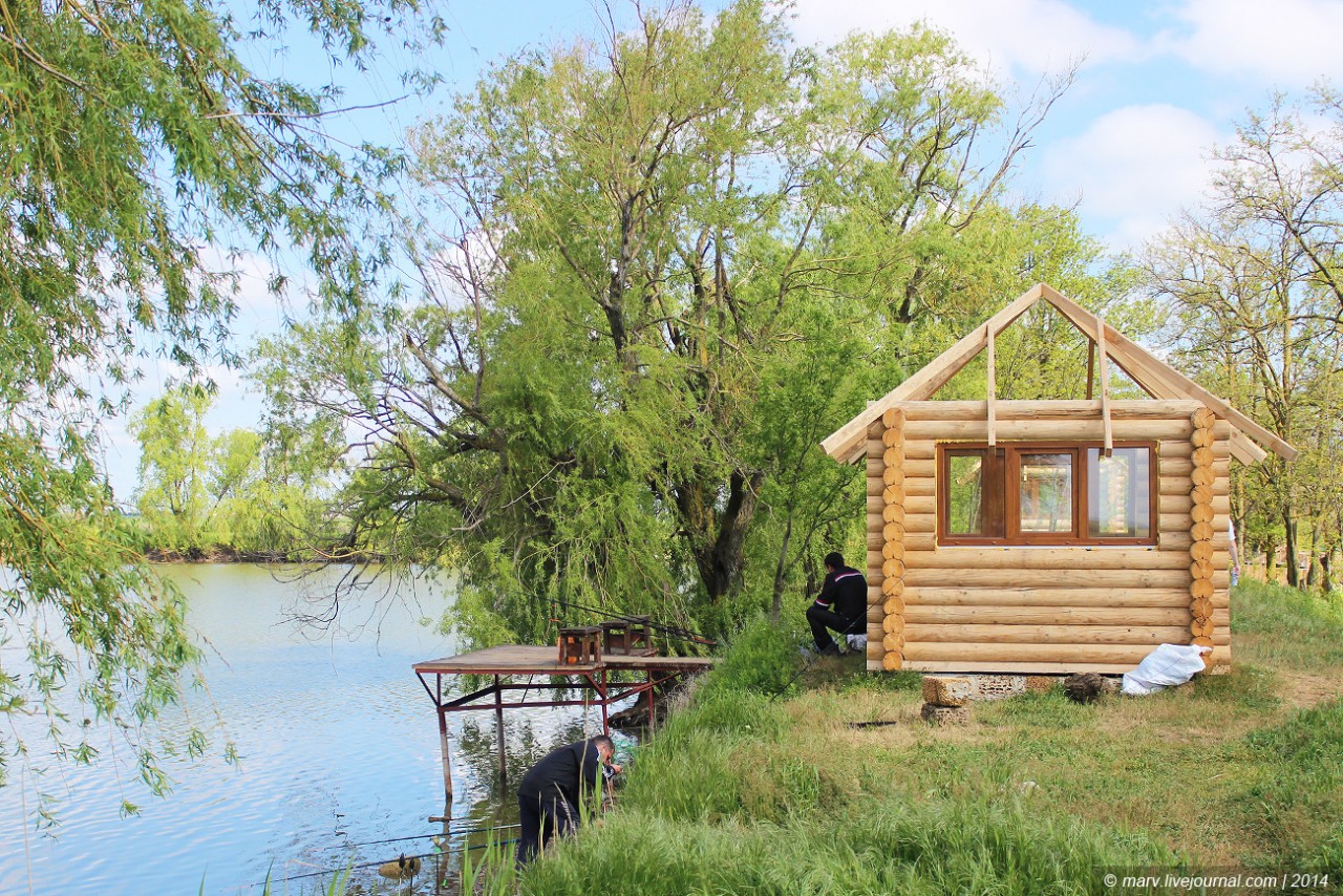 Рыбалка на ставке Пригородное