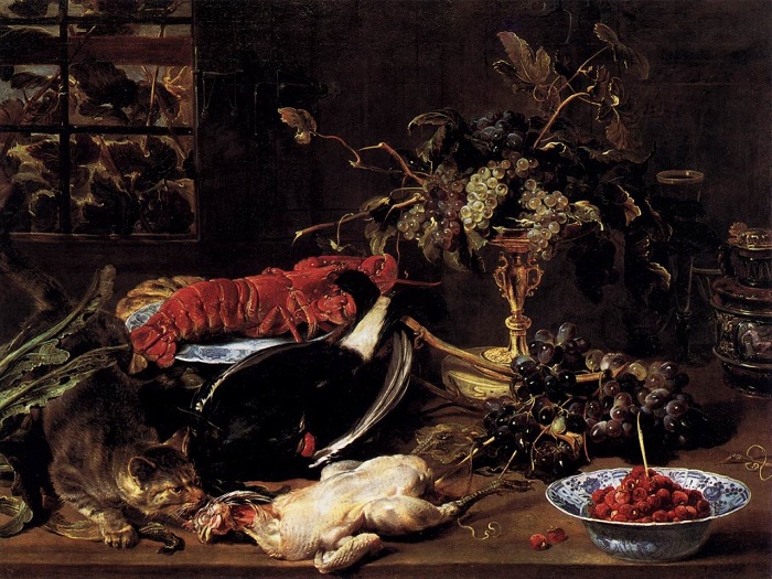 «Натюрморт с омаром».(1615-1620). (Берлин, Государственный музей). Автор: Франс Снейдерс. «Натюрморт с омаром».(1615-1620). (Берлин, Государственный музей). Автор: Франс Снейдерс.