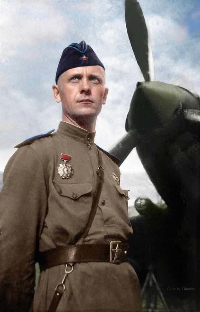 Герои Великой Отечественной войны в цветных фотографиях