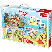 Игровой набор 4 в 1 "Винни Пух"