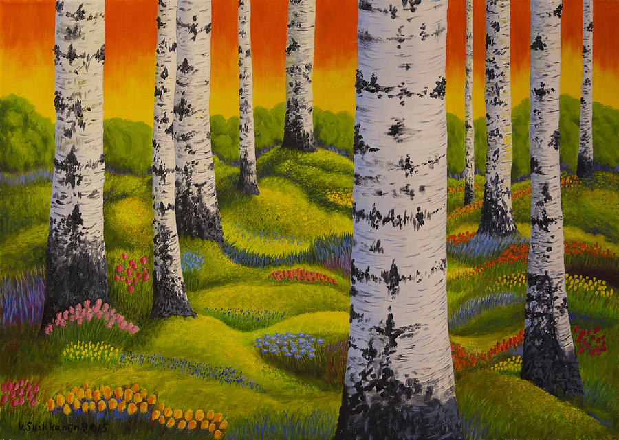 Яркие краски природы финского художника Veikko Suikkanen