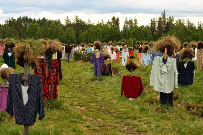 Инсталляция на северо-востоке Финляндии.