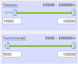 показы и посетители
