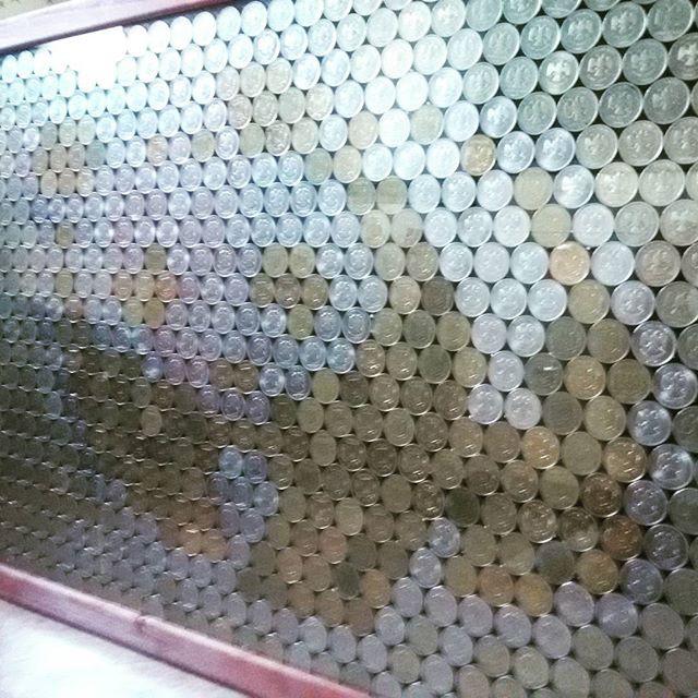 Панда Панда монетки, поделка
