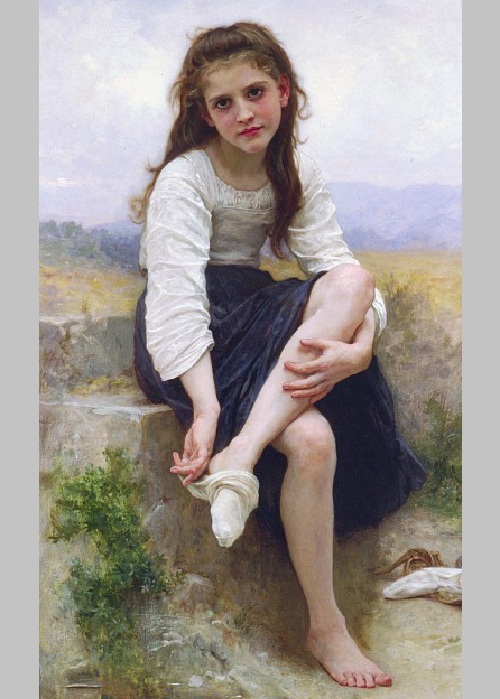 «Перед купанием». Автор: William Bouguereau. «Перед купанием». Автор: William Bouguereau.