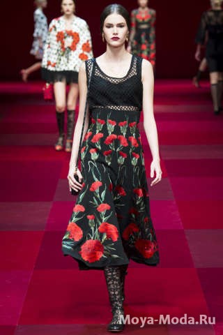 Модные юбки весна-лето 2015 Dolce and Gabbana
