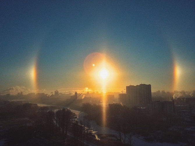 «Три солнца» над Челябинском