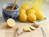 Имбирный напиток с медом и лимоном