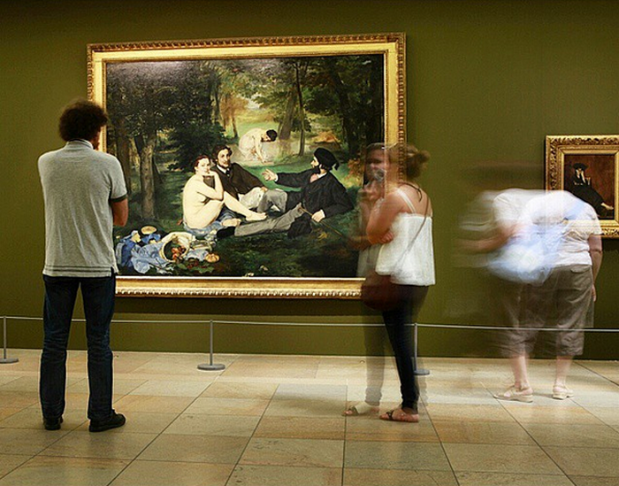 Картина Мане в галерее.