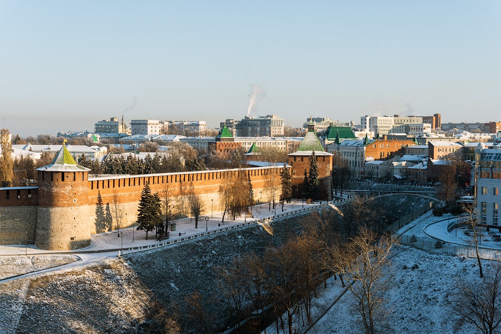 Сказочный зимний Нижний Новгород