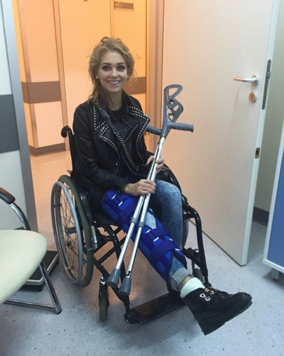 Кристина АСМУС прямиком из больницы (фото Instagram.com)