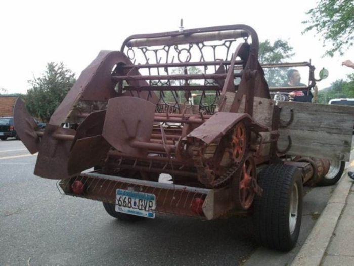 Самые необычные автомобили авто, необычные авто, колхоз, тюнинг