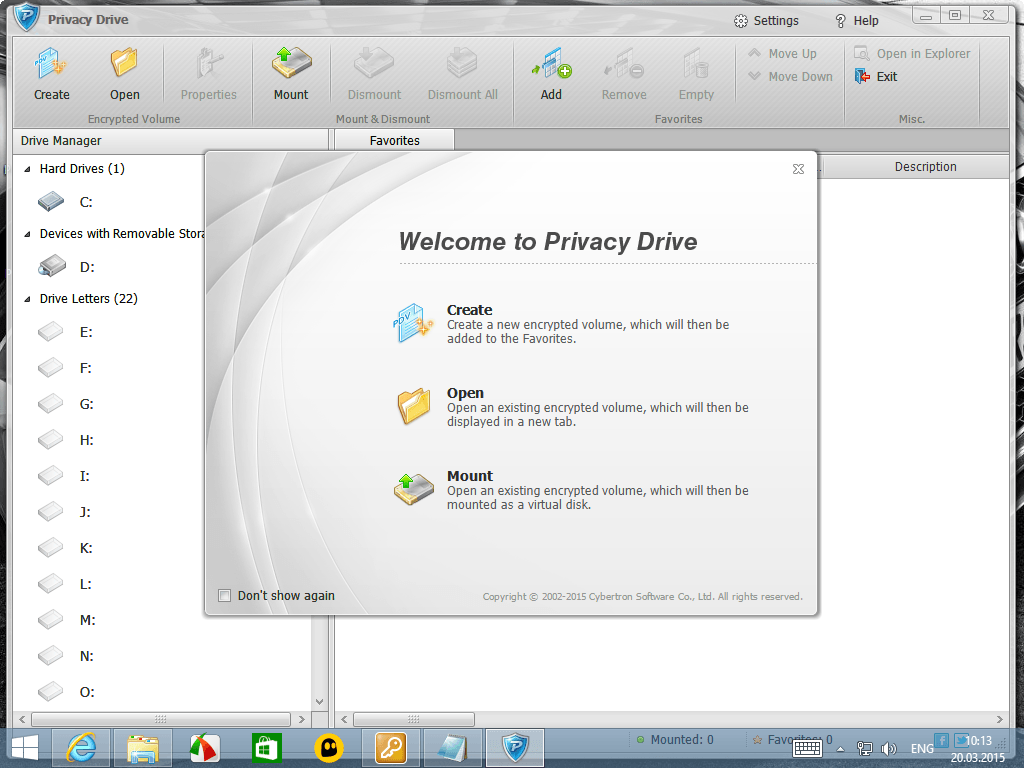 Privacy Drive - бесплатная лицензия