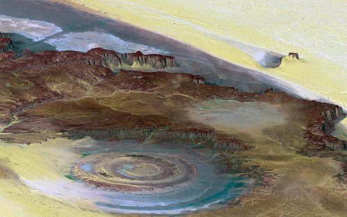 Структура Ришат — загадочное око Земли Структура Ришат — загадочное око Земли