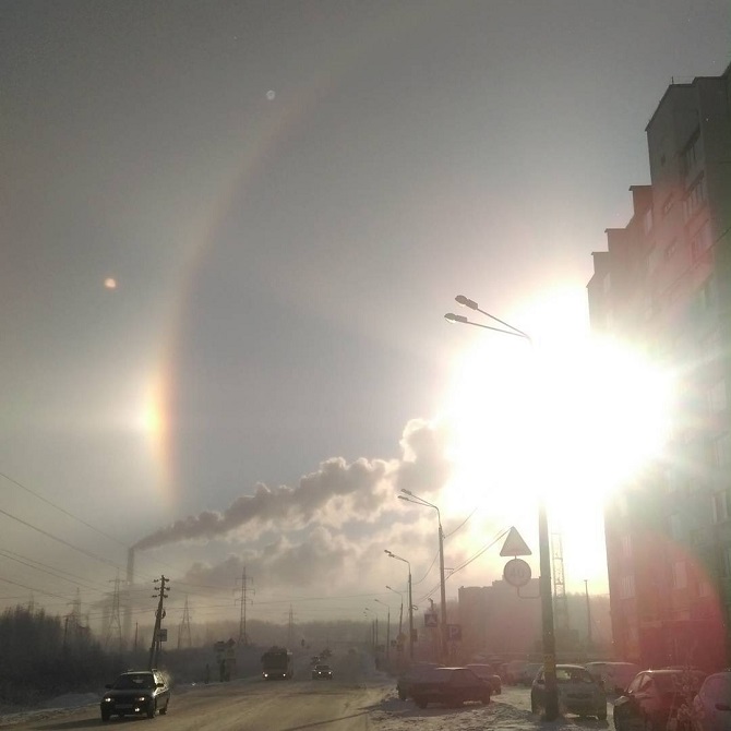 «Три солнца» над Челябинском