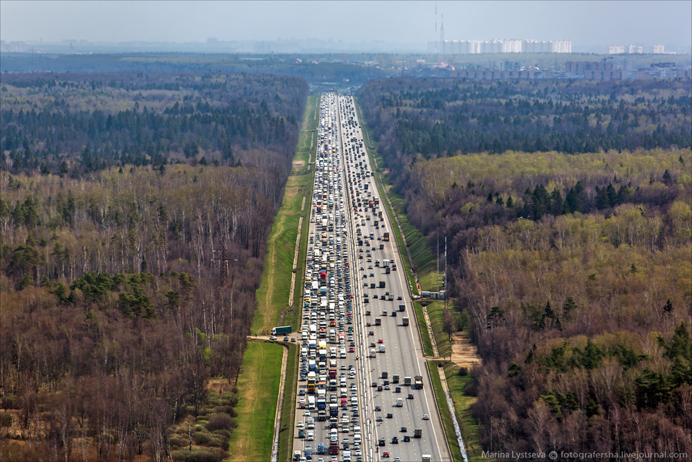 Пробки на МКАД 29.04.2015