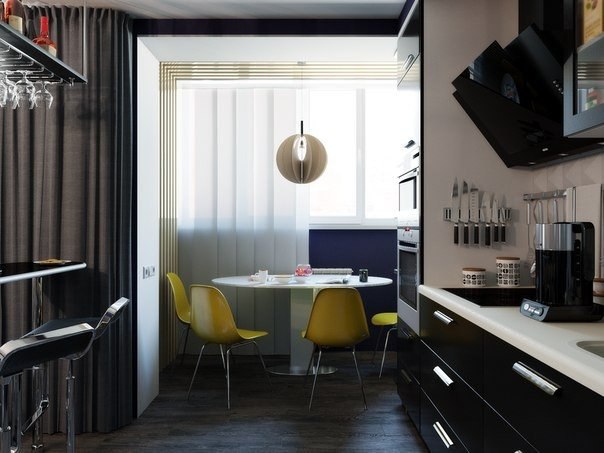 Дизайн интерьера кухни/гостиной Дизайн интерьера кухни/гостиной