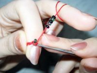 лариат из бисера жгут6