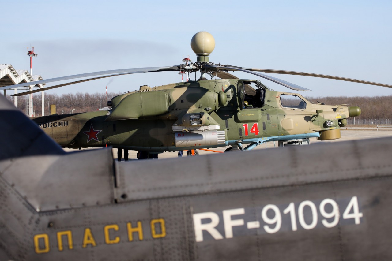 ВКС России получили семь вертолетов Ми-28Н, Ми-28УБ и Ми-35М