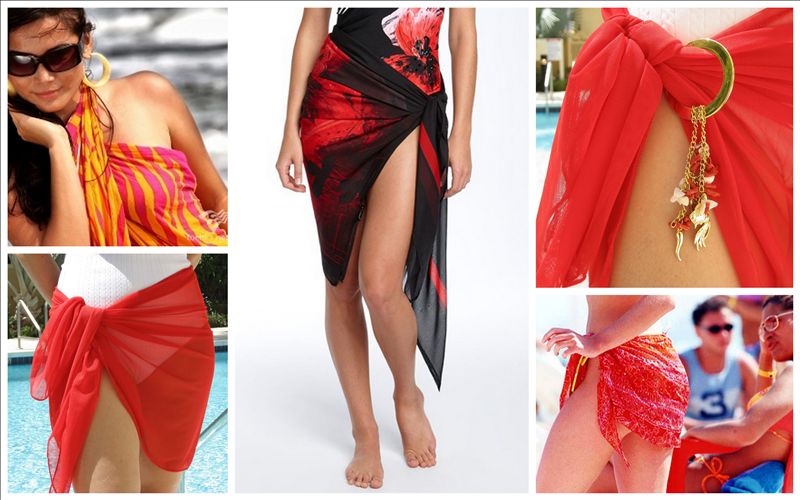 Пляжная юбка-брюки 