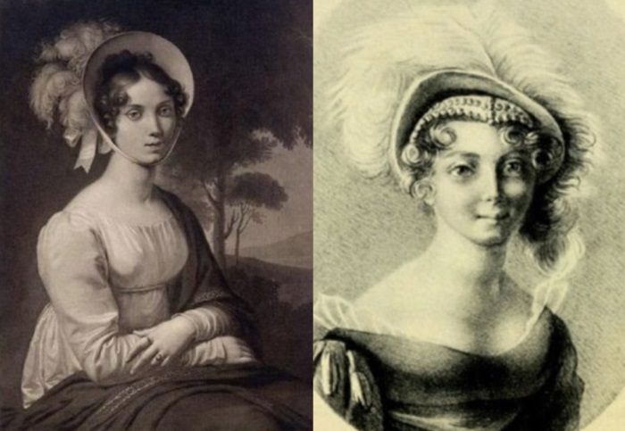 Портреты З. А. Волконской 1820-х гг. Слева – П. Бенвенути. Справа – неизвестный художник | Фото: liveinternet.ru Роковая «царица муз и красоты»: почему княгиню Волконскую в России считали ведьмой, а в Италии – святой