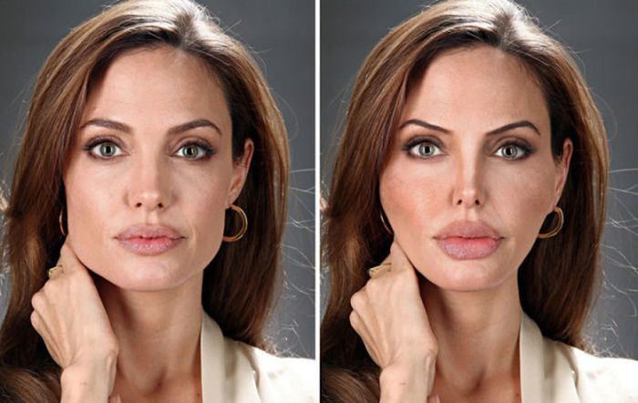 2. Анджелина Джоли (Angelina Jolie) 2. Анджелина Джоли (Angelina Jolie) лицо, пластика, фотошоп