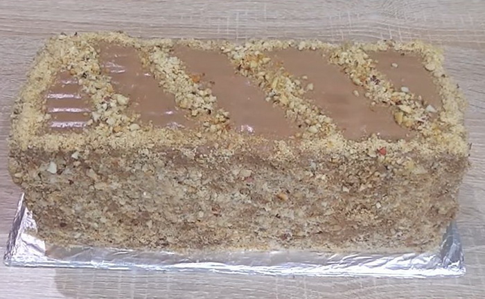 Вкуснейший торт без выпечки готов. Вкуснейший торт без выпечки готов.
