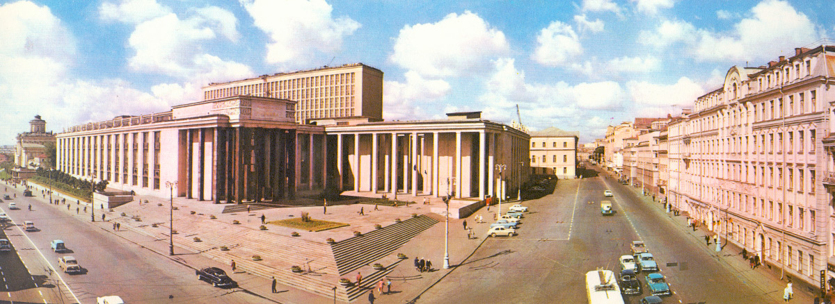 Москва 1960-х в цветных панорамных снимках
