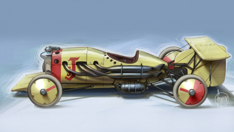 Гоночные автомобили начала 20 века с развитой аэродинамикой