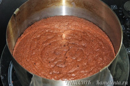Приготовление рецепта Торт "Черничный мусс на брауни" шаг 5
