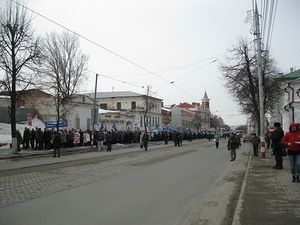 Шествие партии ВОЛЯ против НАТО в Ульяновске