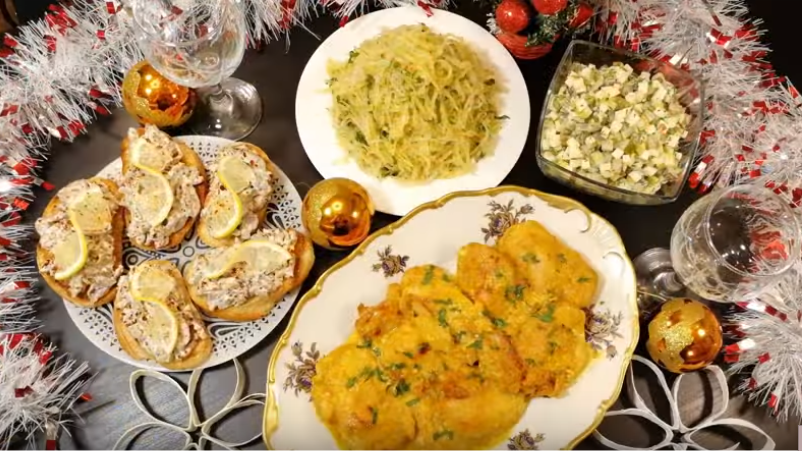 " ЭКОНОМИЧНЫЙ" Новогодний стол 2019