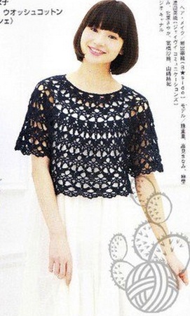 Болеро - накидка крючком