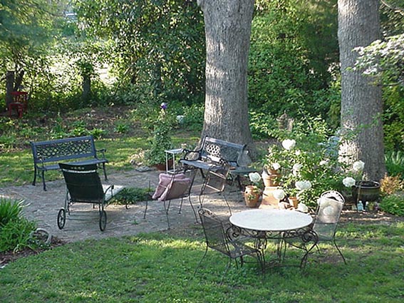 патио в саду место отдыха на даче дачный дизайн