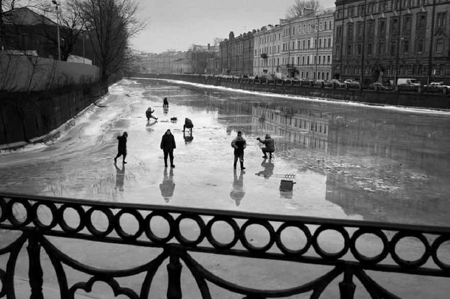 Зимний Санкт-Петербург и его жители город, жизнь, санкт-петербург, фотография