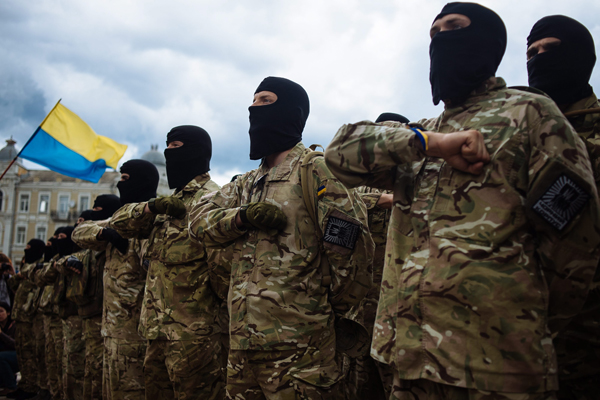 Добровольцы на службу на донбас