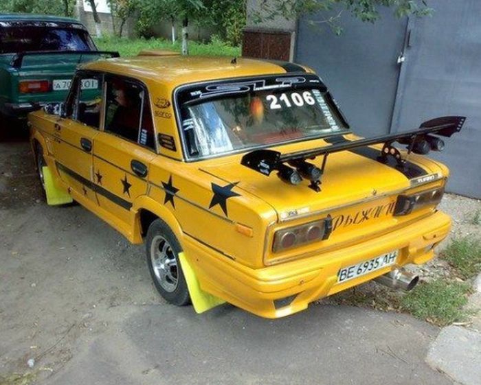 Самые необычные автомобили авто, необычные авто, колхоз, тюнинг