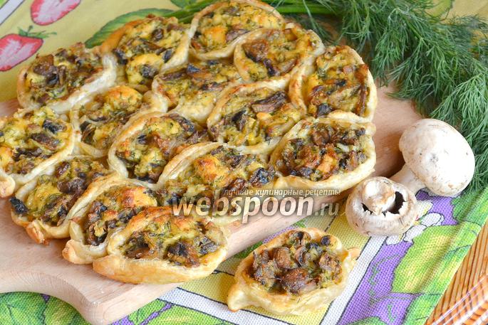 Пирожки с грибами и рисом в духовке пошаговый рецепт