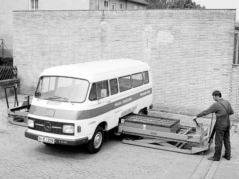 Mercedes-Benz LE 306 Electro-Transporter Mercedes-Benz LE 306 Electro-Transporter mercedes, mercedes-benz, авто, автомобили, мерседес, необычные автомобили