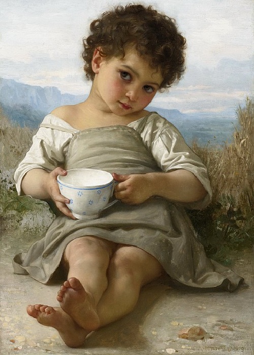 «Чашка молока». Автор: William Bouguereau. «Чашка молока». Автор: William Bouguereau.