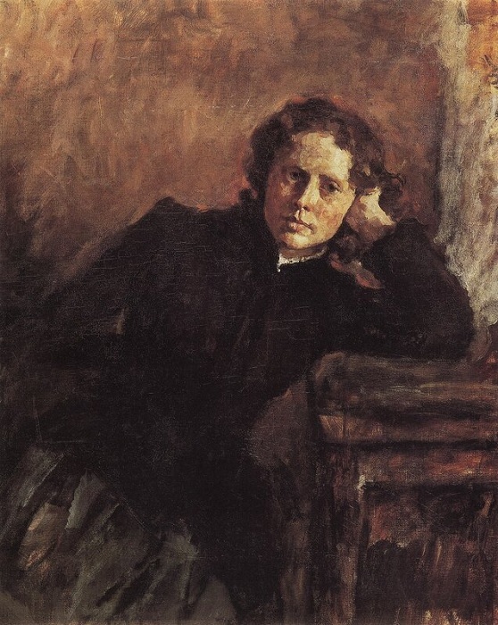 У окна. Портрет О.Ф. Трубниковой, 1885 год. Третьяковская Галерея. Автор: Валентин Серов. Какими были жены великих и знаменитых русских художников: Галерея женских портретов